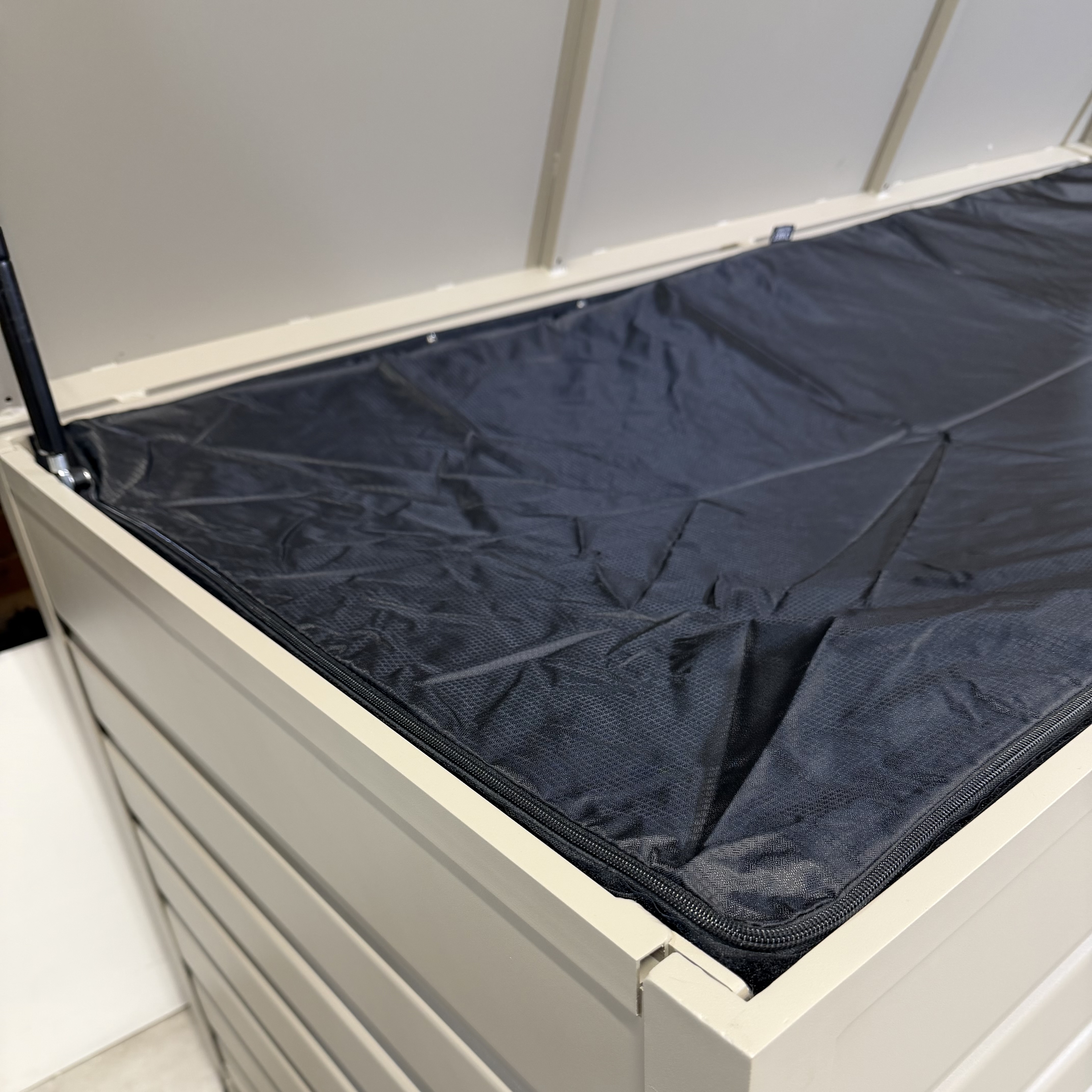 Chimes - Aluminium Cushion Storage Box - Cream